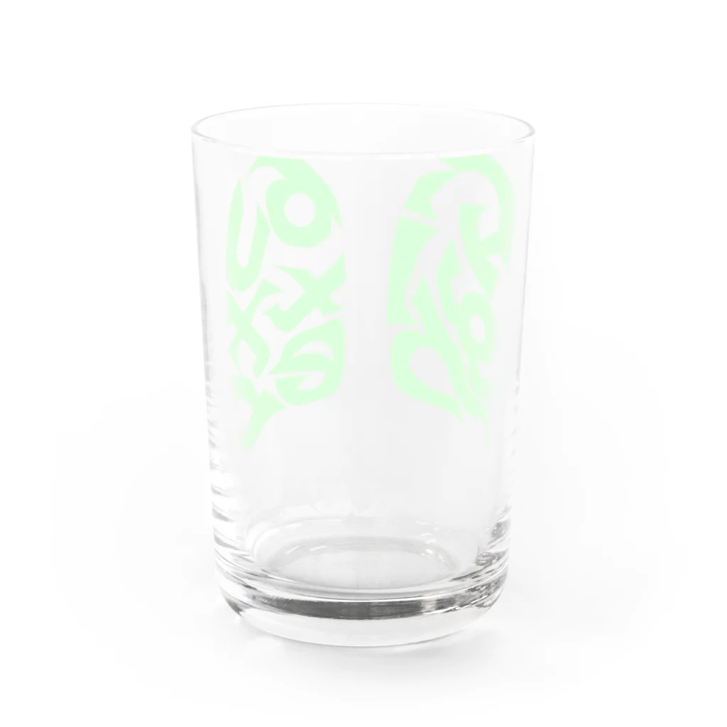 High ButterのHigh butter(green) Water Glass :back