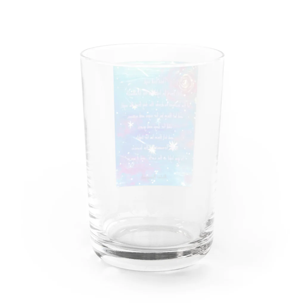 はにかむ工房のほしぞら Water Glass :back