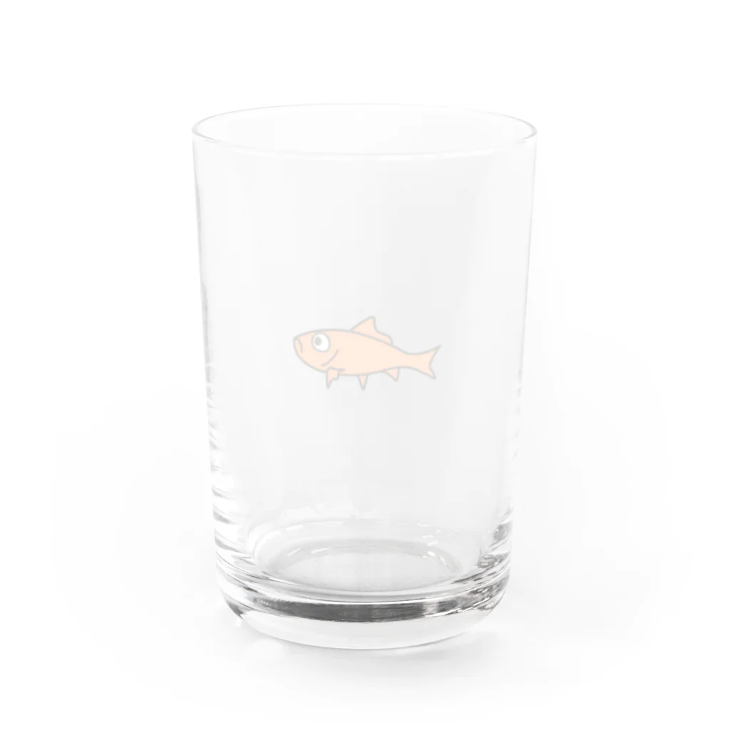 ゆるい生き物のゆるい金魚#1 Water Glass :back