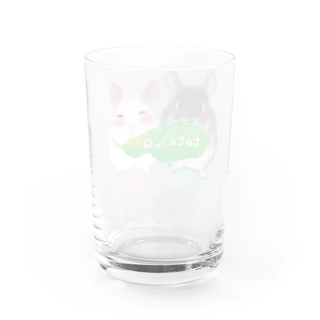 teruteQ【チンチラ】イラストonlyのフォロワー様専用トトandQ Water Glass :back