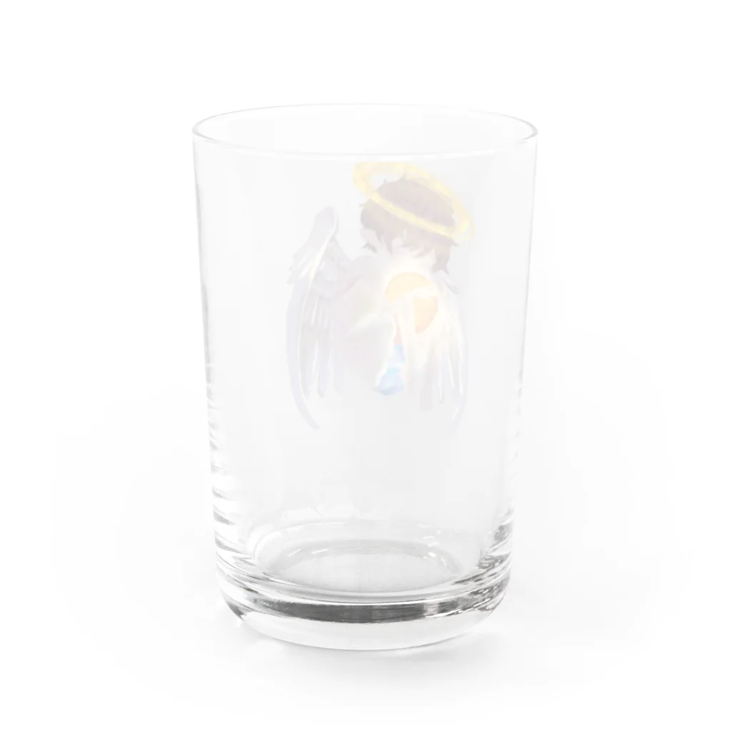 utugi_の天使くん Water Glass :back