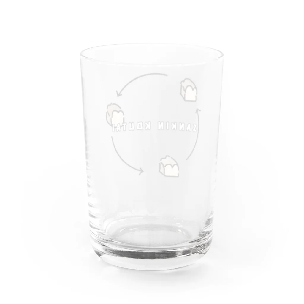 Opapanの食パン Water Glass :back