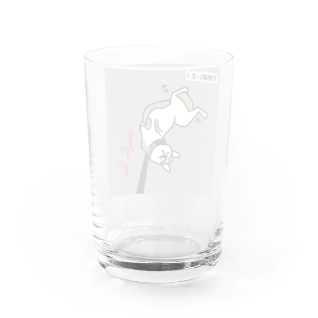 ペコりんショップの散歩拒否、しば犬さん Water Glass :back