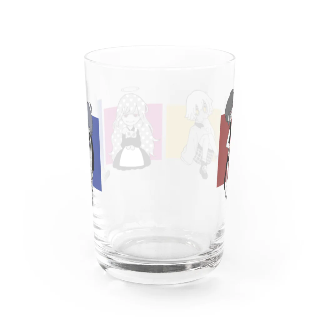 ハッピーポテトパーティーの全員集合❣️ Water Glass :back