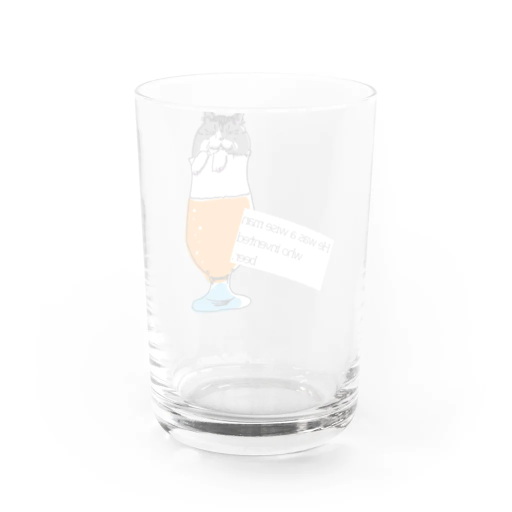 ビアネコの隠れ家のビアネコ+プラトン Water Glass :back