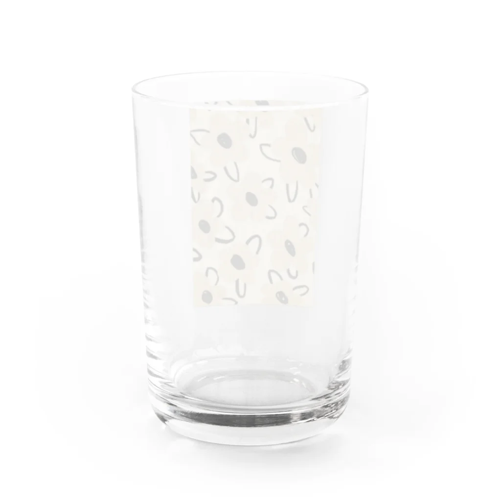 Kimukimuの花柄 Water Glass :back