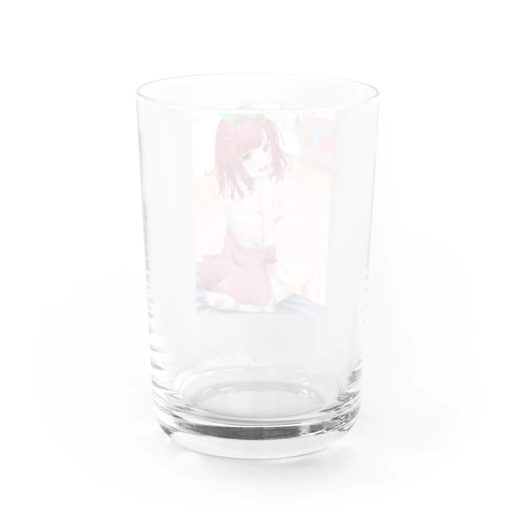 つむりんご＠Vtuberの一枚絵グッズ🍎 Water Glass :back