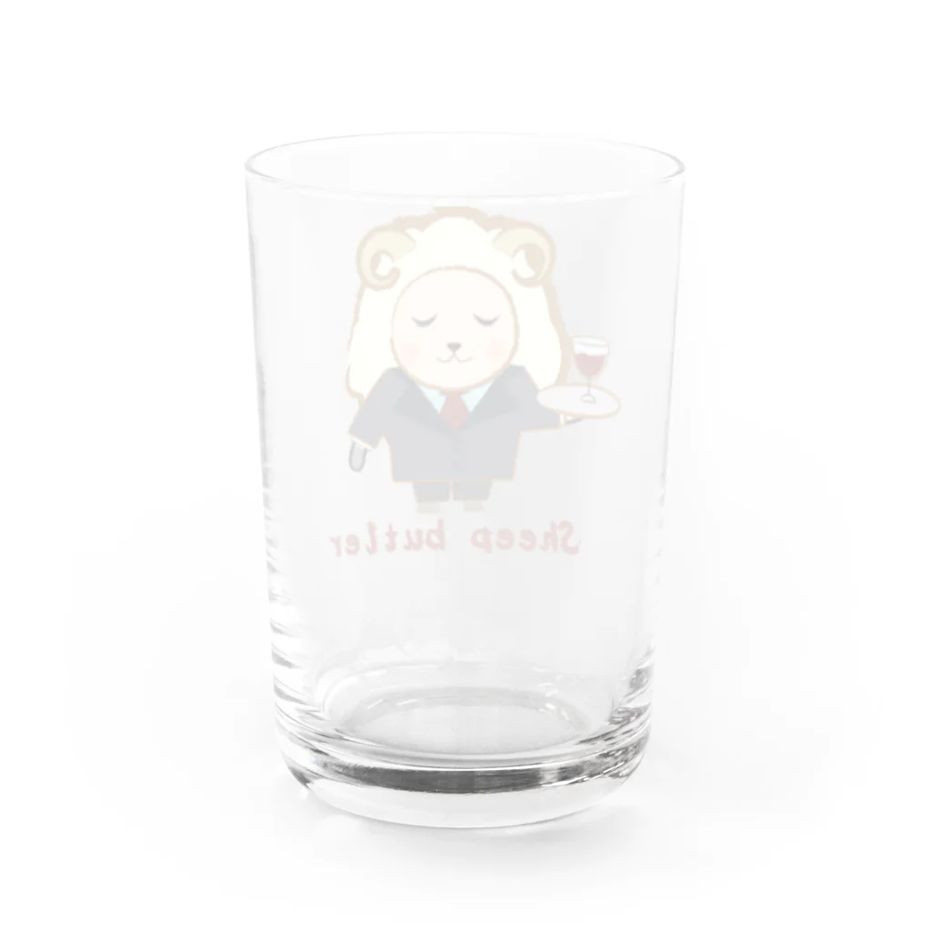 chicodeza by suzuriの羊執事 Water Glass :back