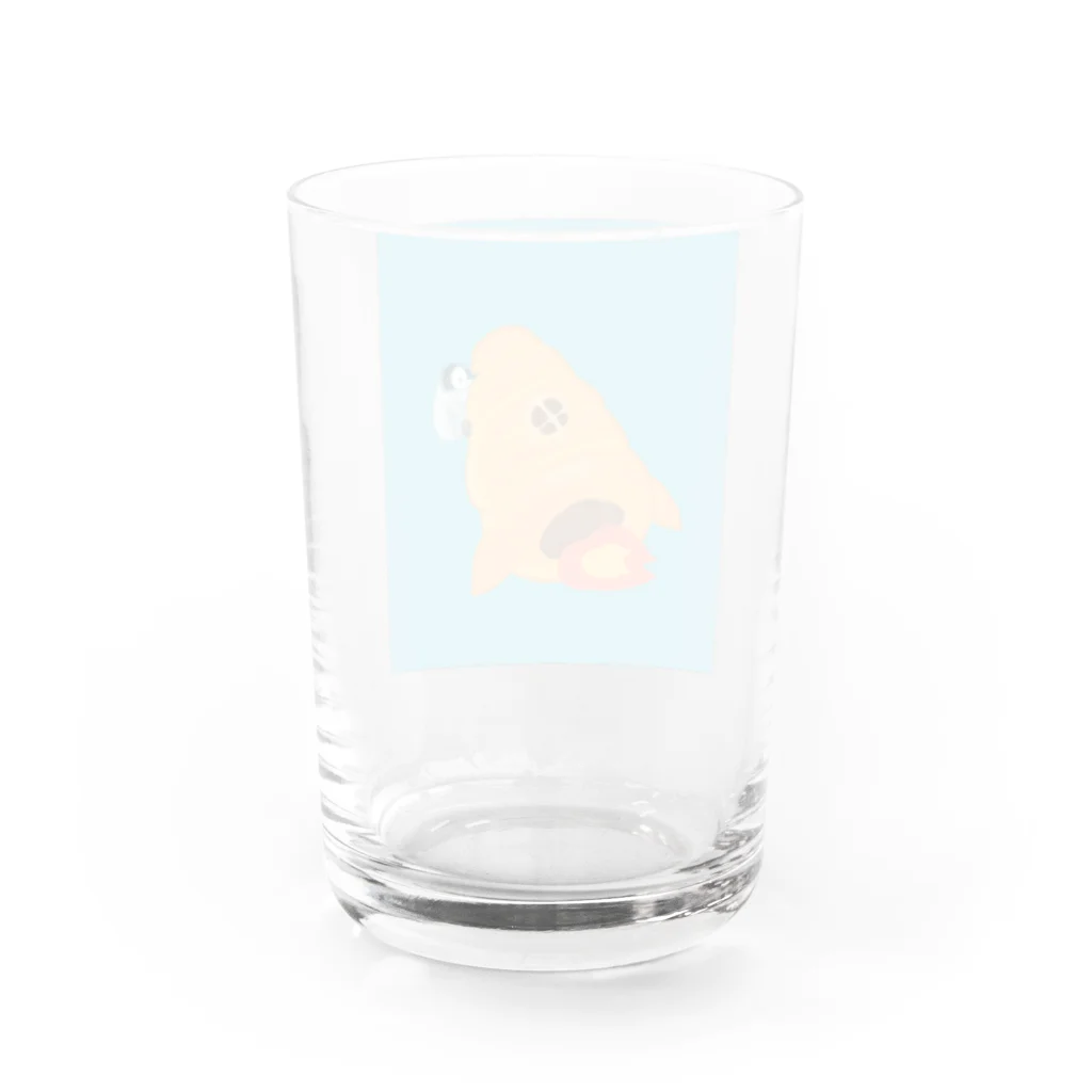 nagisa-ya(なぎさや) ペンギン雑貨のチョココロネロケット Water Glass :back