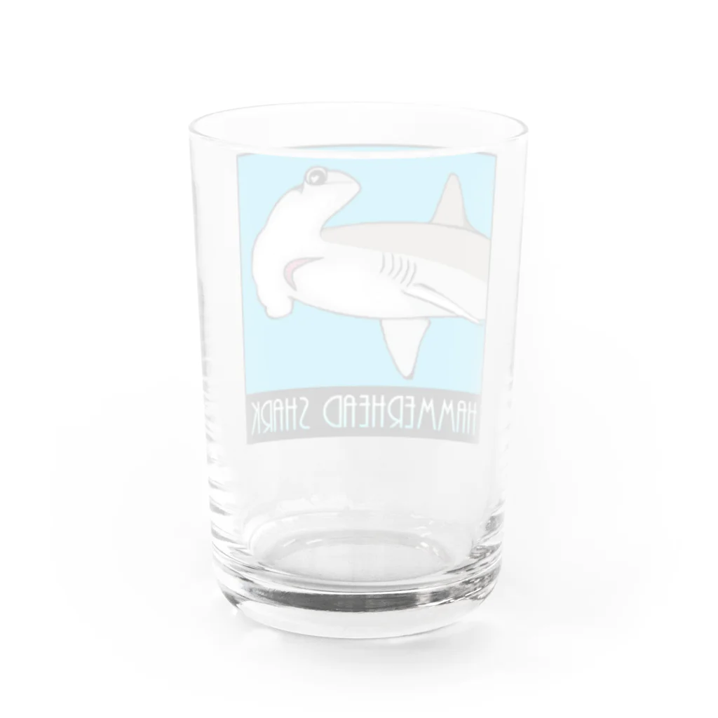 LalaHangeulのHammerhead shark(撞木鮫) Water Glass :back