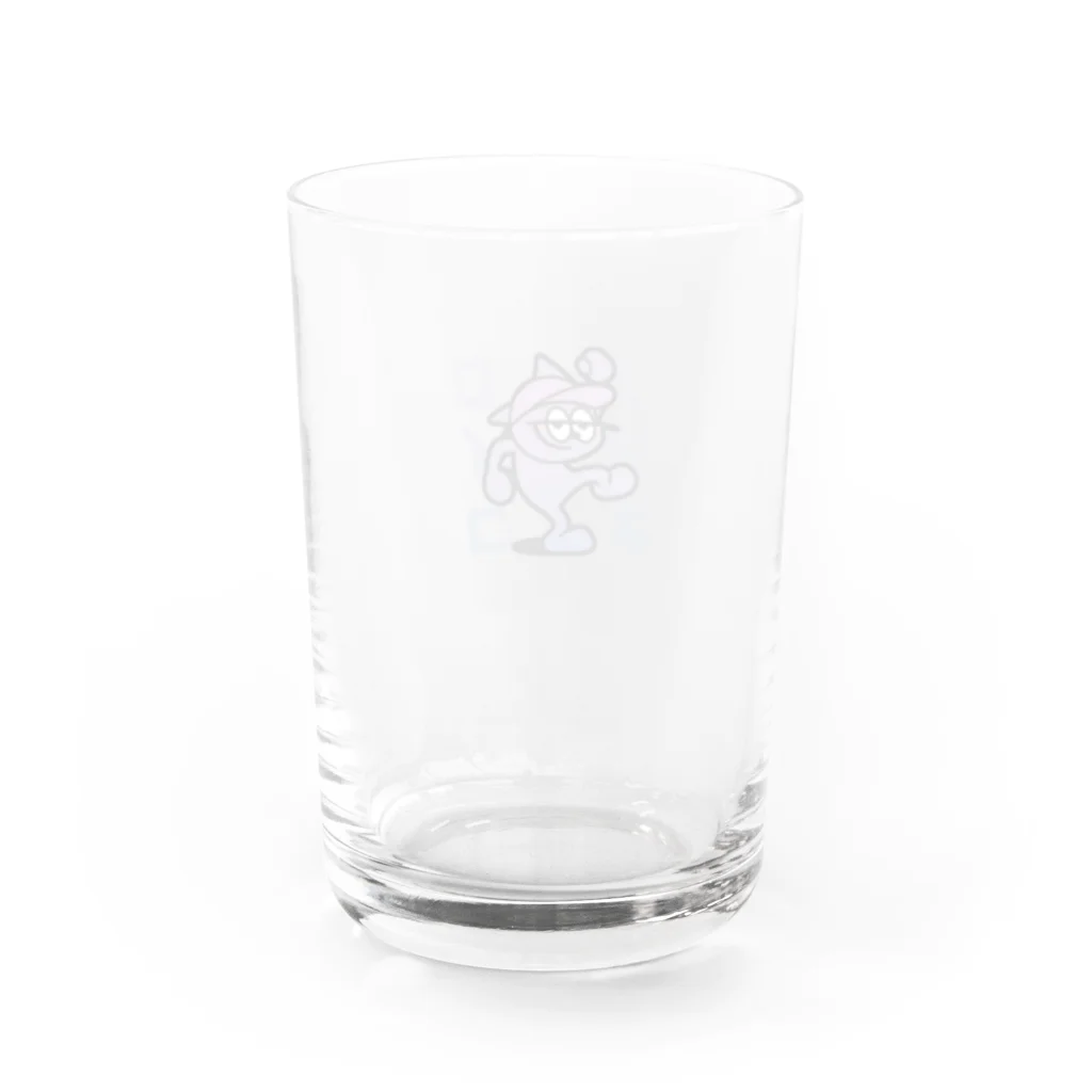 ノンベェくんのホロヨイネコ Water Glass :back