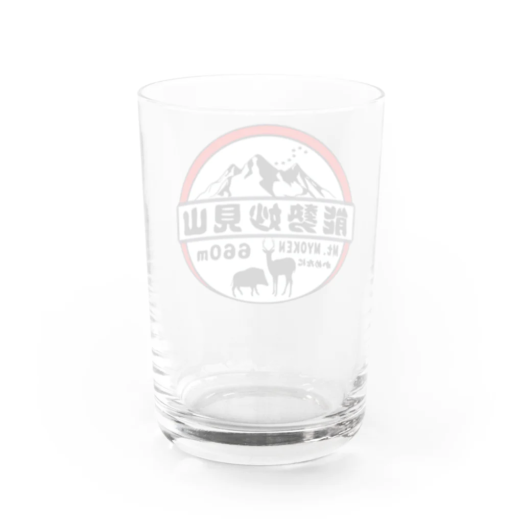 かめたにの能勢妙見山 × かめたに のオリジナルグッズ！ Water Glass :back