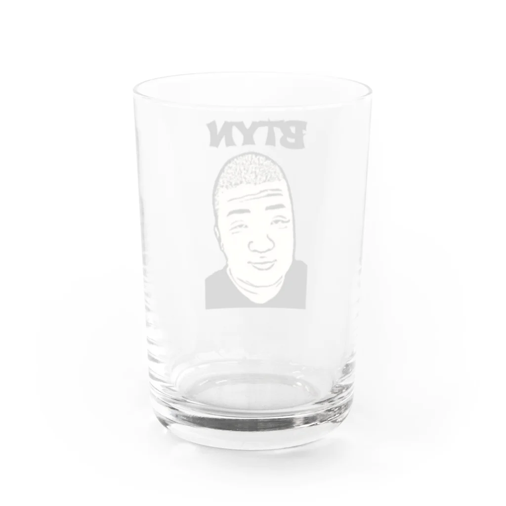 バタヤン公式のBTYN Water Glass :back