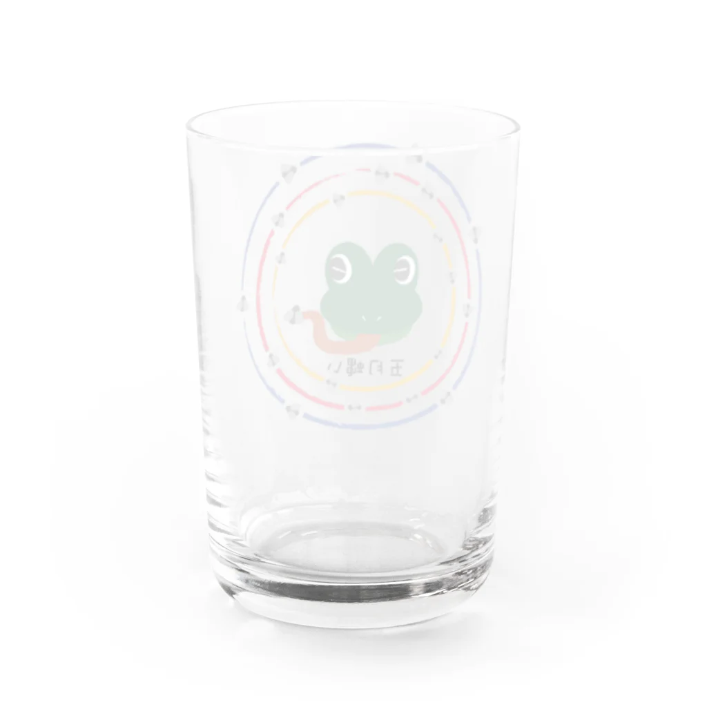 HARRIVERのお絵描き屋さんの五月蝿い Water Glass :back