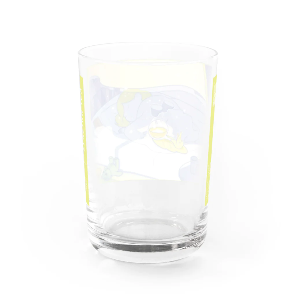 TOAのビールのグッズの【セゾン】ビールラベル風ミニポーチ Water Glass :back
