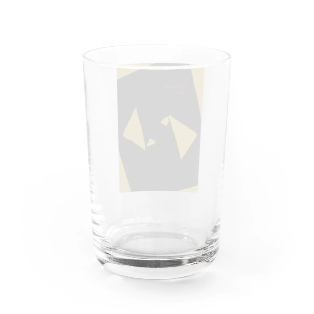 春先の源氏物語　28帖「野分」 Water Glass :back