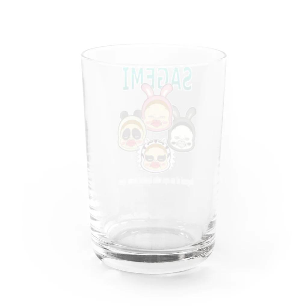 Siderunの館 B2のロック風だよ！さげみちゃん Water Glass :back