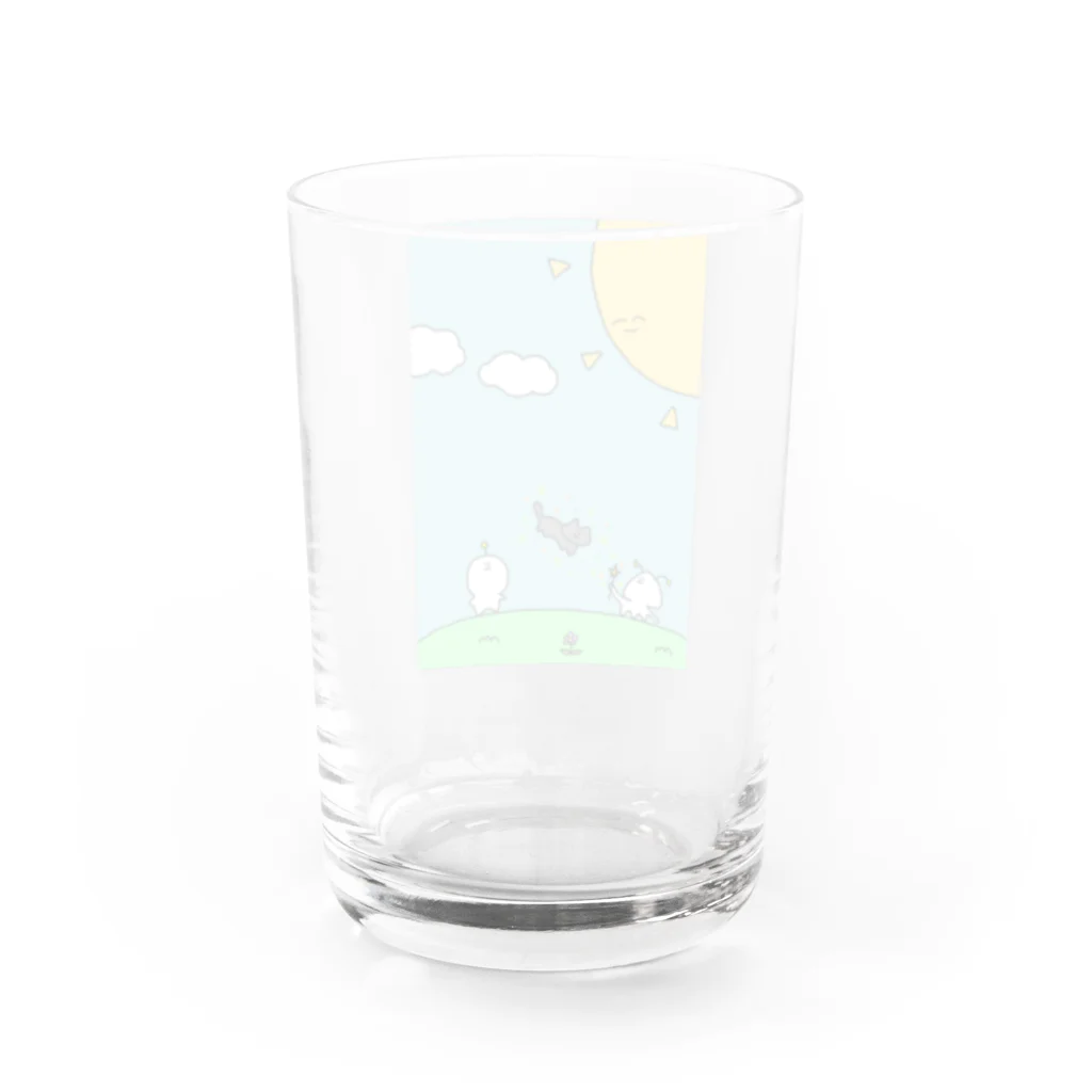 宇宙人のほのぼの。 Water Glass :back