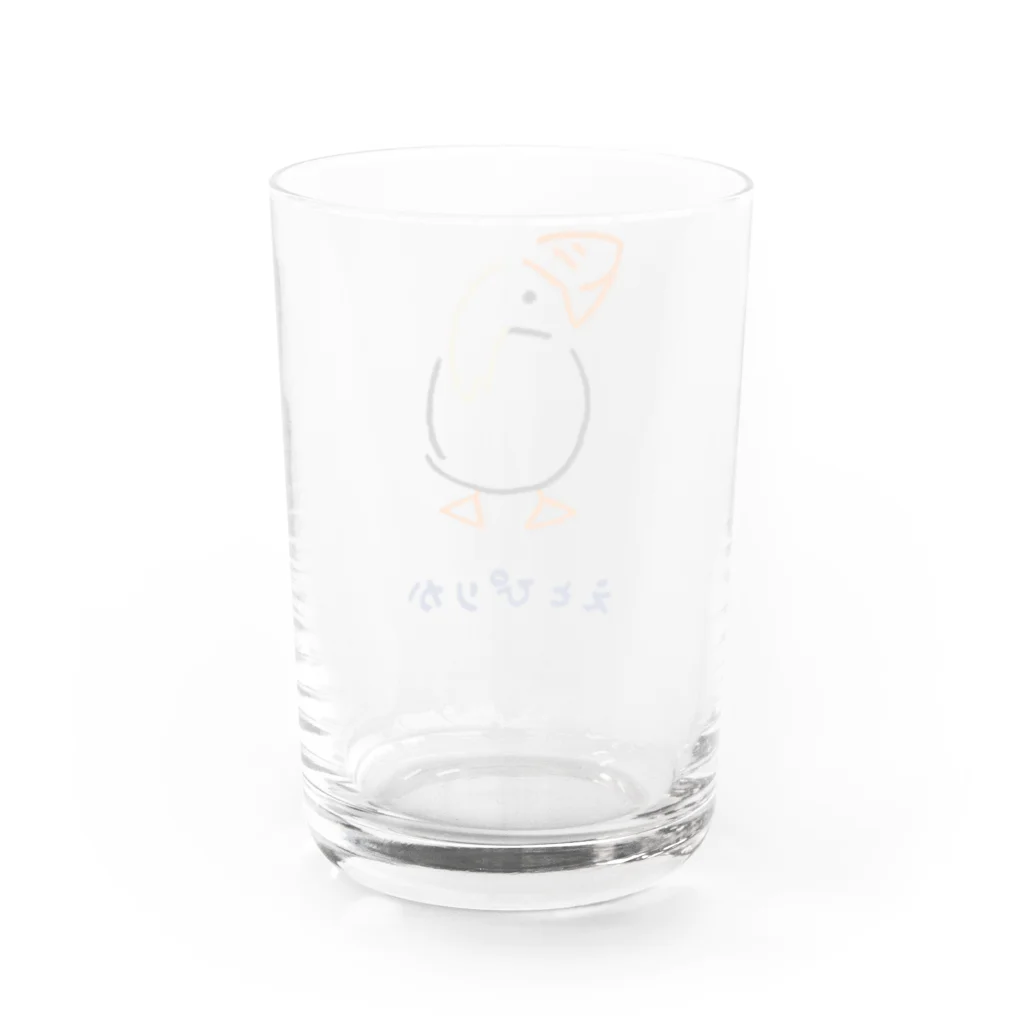 DOTEKKOのえとぴりか Water Glass :back