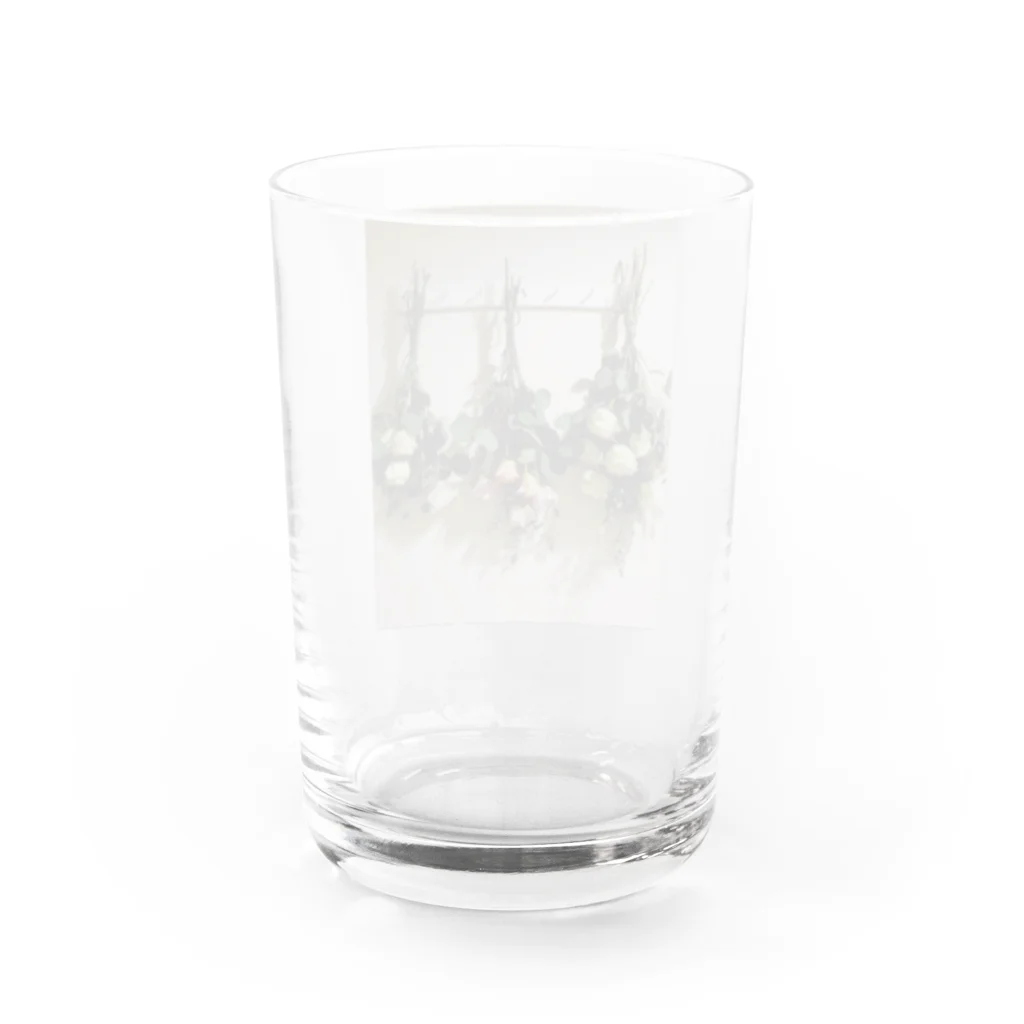 mikan_gumaのドライフラワーシャビー Water Glass :back