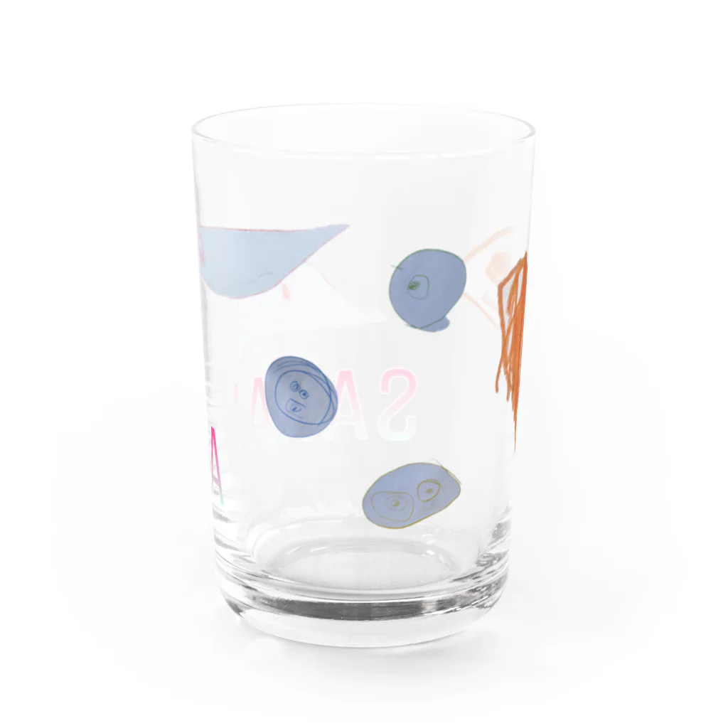 yellowpandaのサカナのコップ Water Glass :back