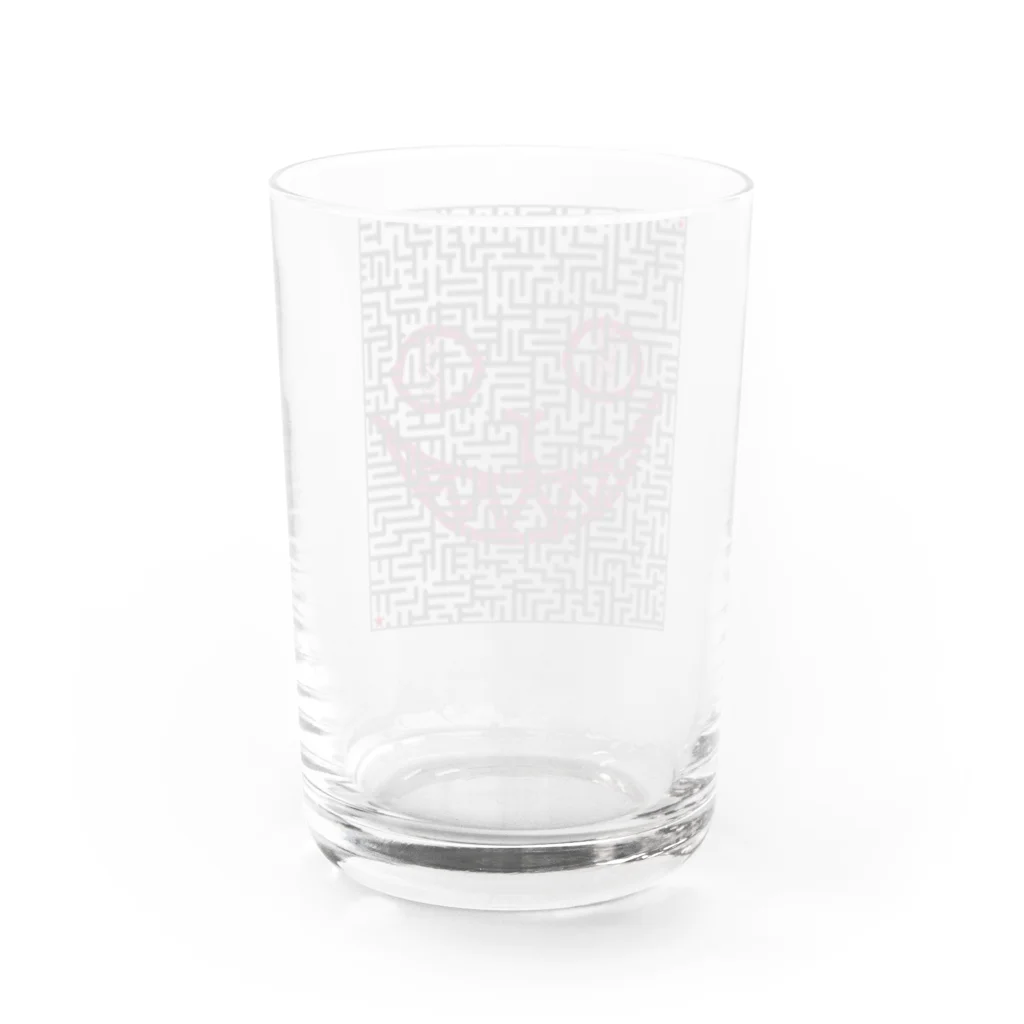 ☆pumpking cat☆の迷路の国のチェシャ猫 Water Glass :back