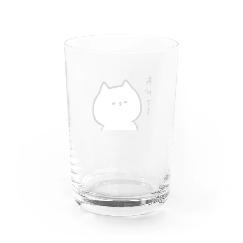 nyansakuのわかてるくん Water Glass :back