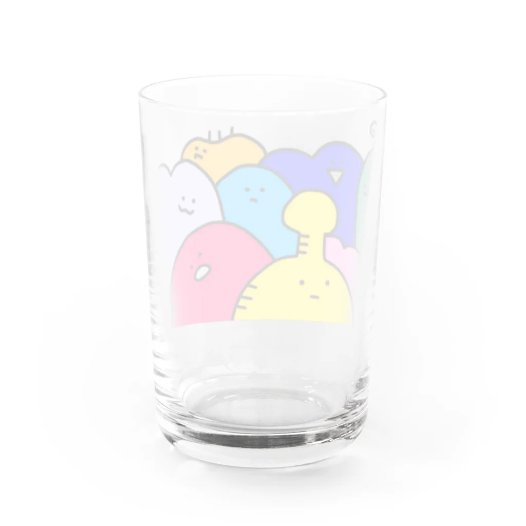 Ham!!のもわもわくん Water Glass :back