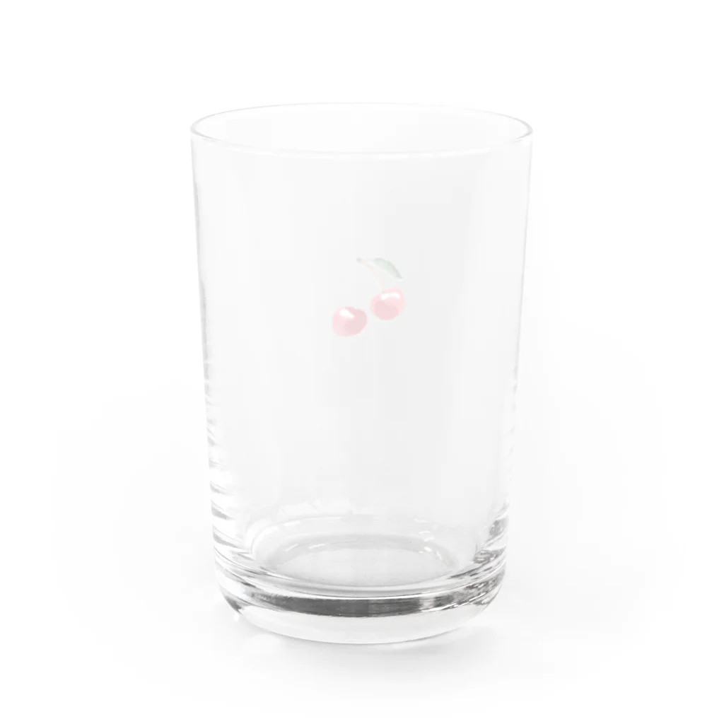 おいしい農家のおいしい〜さくらんぼ農家 Water Glass :back