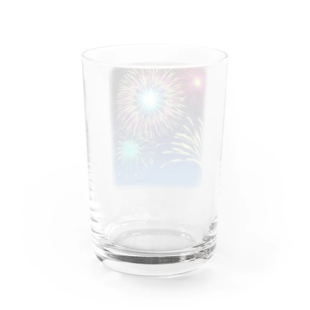 satoharuの花火の思い出 Water Glass :back