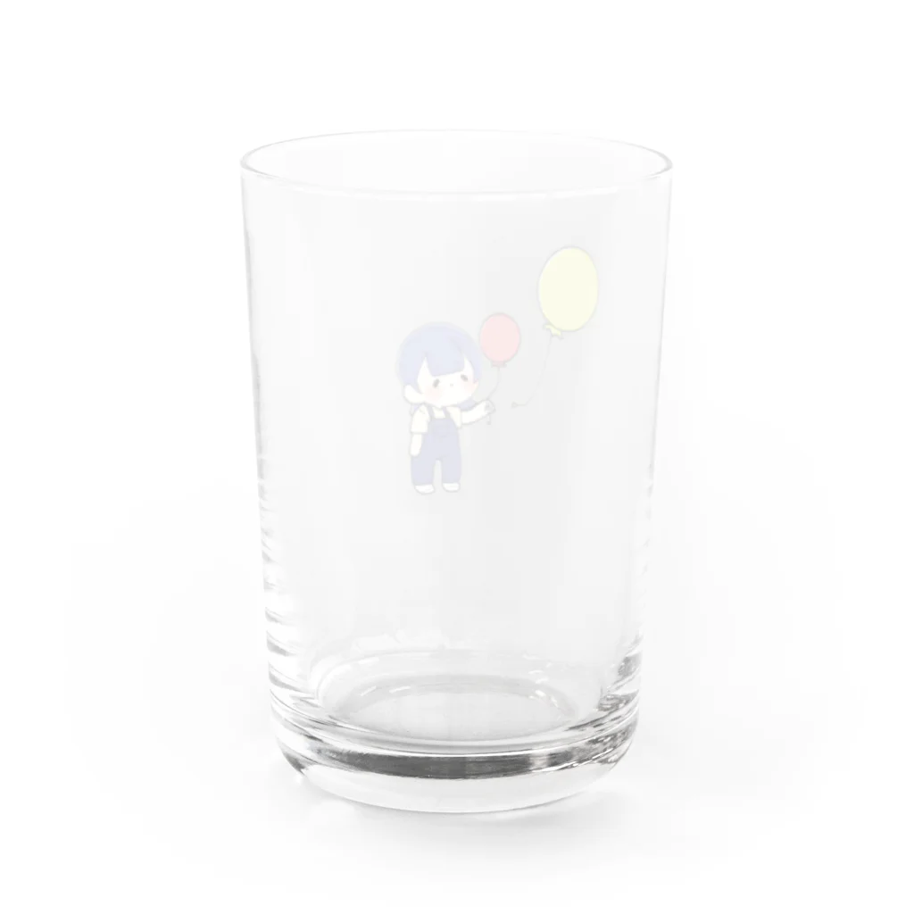 Mieのballoon  girl Water Glass :back