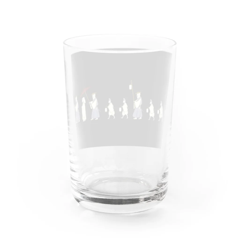 Amiの狐の嫁入り行列 Water Glass :back