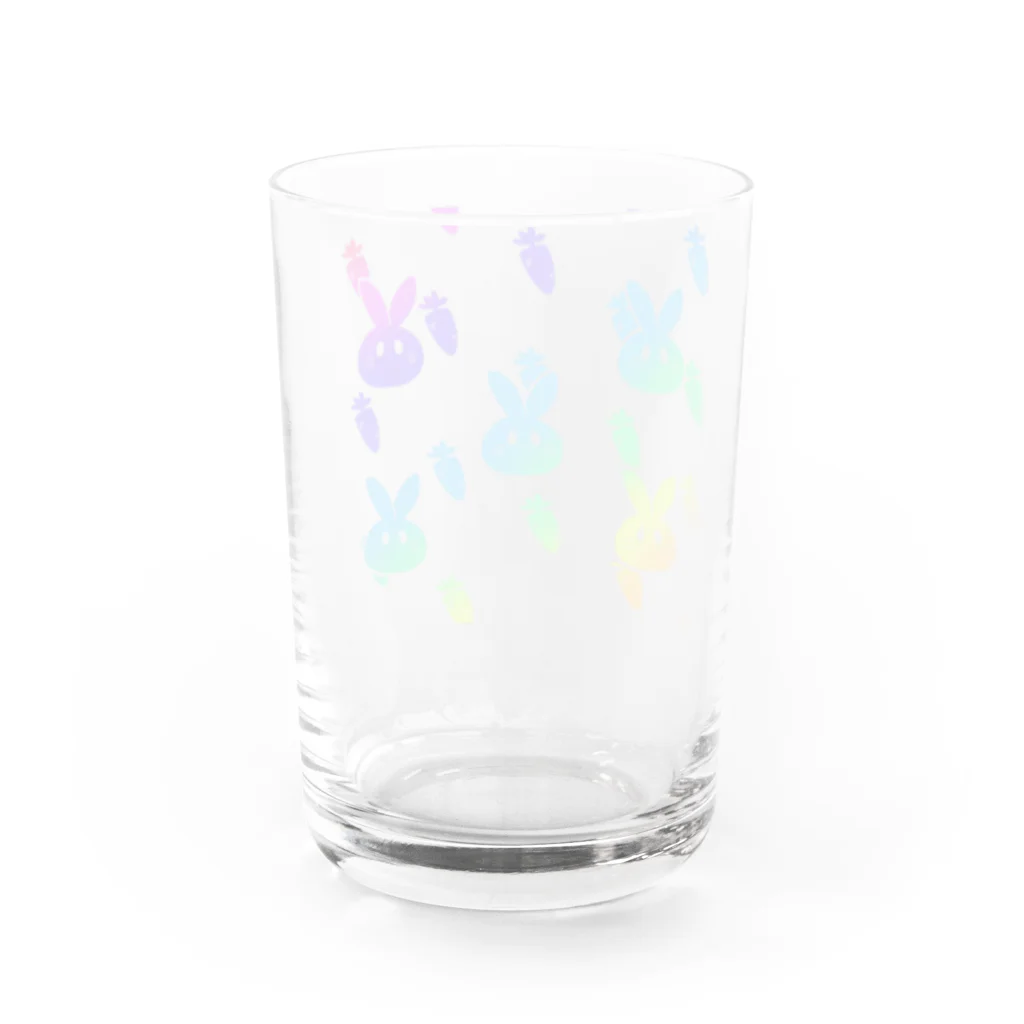 ばびめろにうむのゲーミングうさぴ Water Glass :back