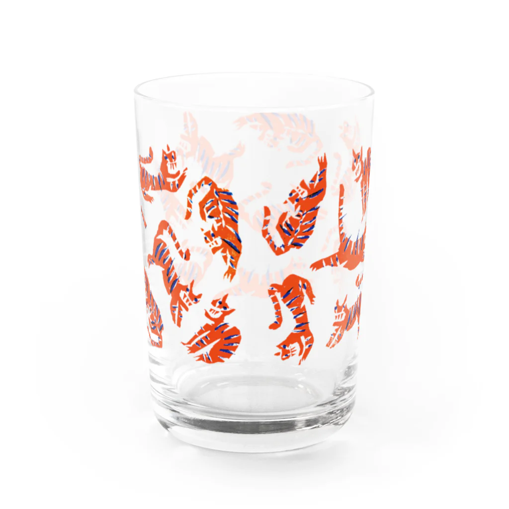 TRDexの[TIGER] orange Water Glass :back