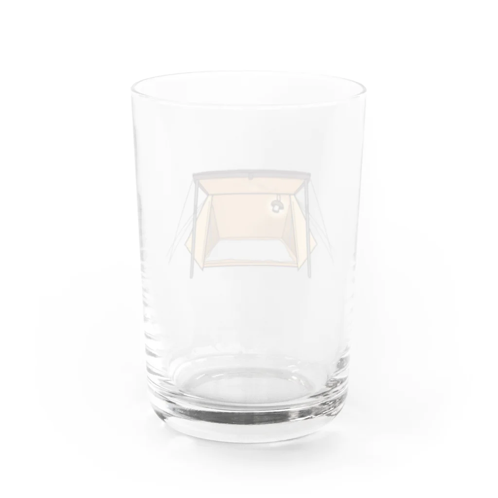 ⛺️みいこcamp のみいこcampグッズ Water Glass :back