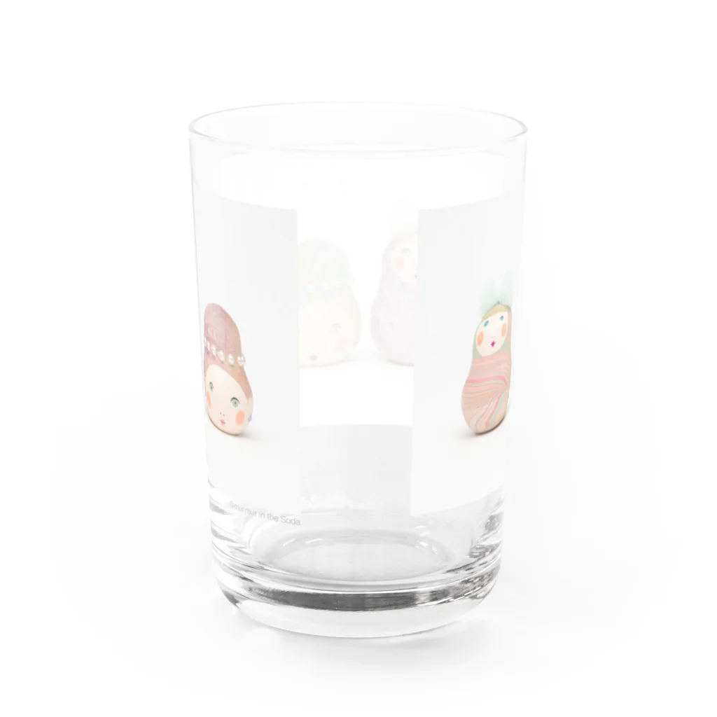 murmur in the SodaのMarbleshkas in line Water Glass :back