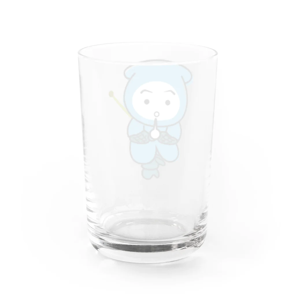 TOM鍼灸院の鍼灸忍者さすまるくん Water Glass :back