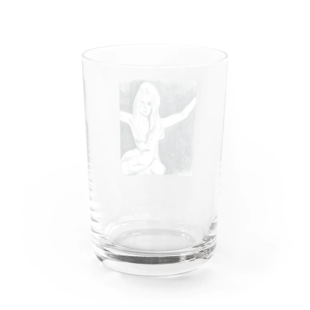 ieharatoshiakiのアルコールよりもイチゴのソーダ Water Glass :back