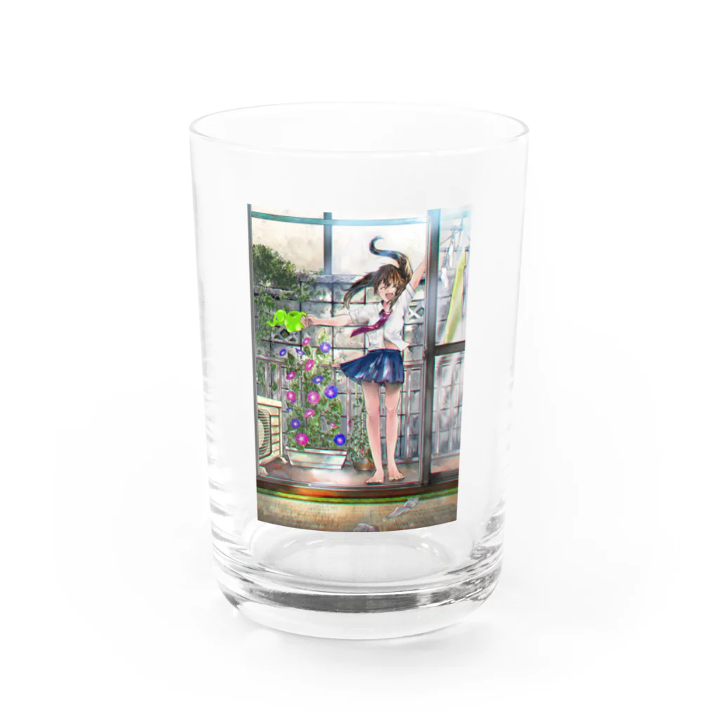 理科社会の僕の花園 Water Glass :front