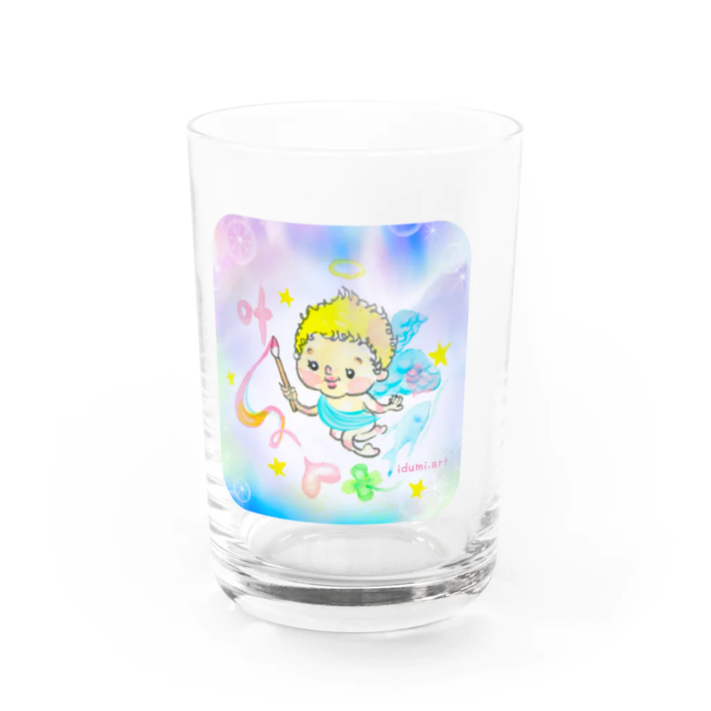 idumi-artの願いを叶えるエンジェル🎨 Water Glass :front