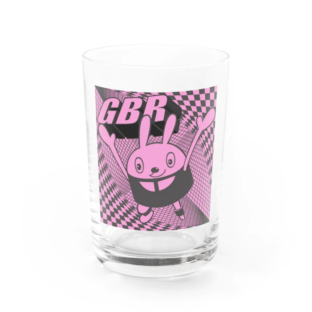 バンズオリジナルの<GBR> ロビット PINK Water Glass :front