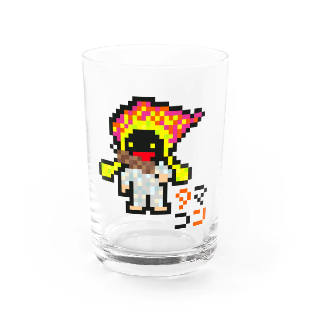 しいたけのニセモノタマコン Water Glass :front