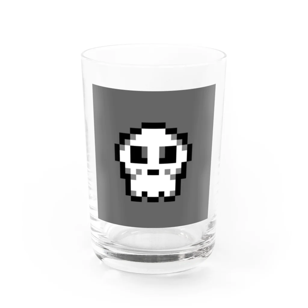 TACのKawaii SKULL #4410 Water Glass :front