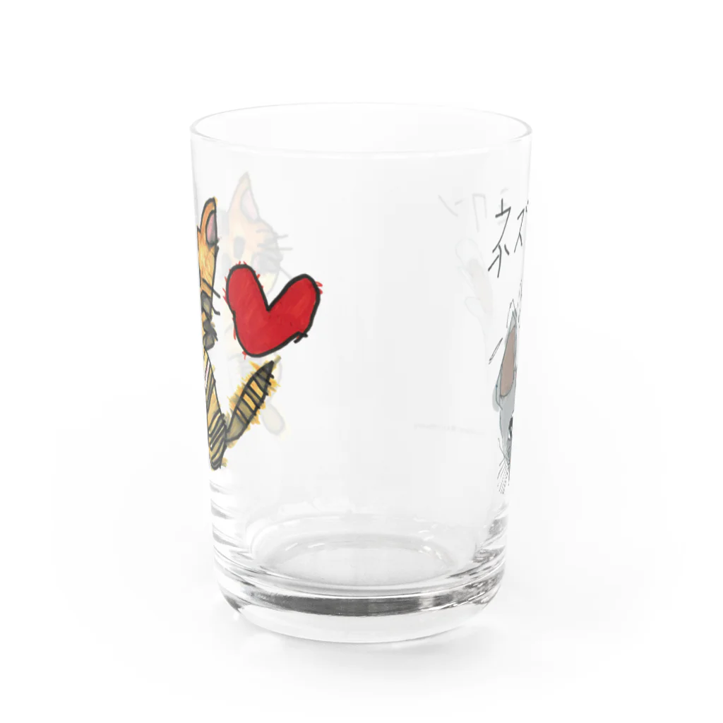 嬉々!! CREATIVEのmiki aihara / ネズーミクン Water Glass :front