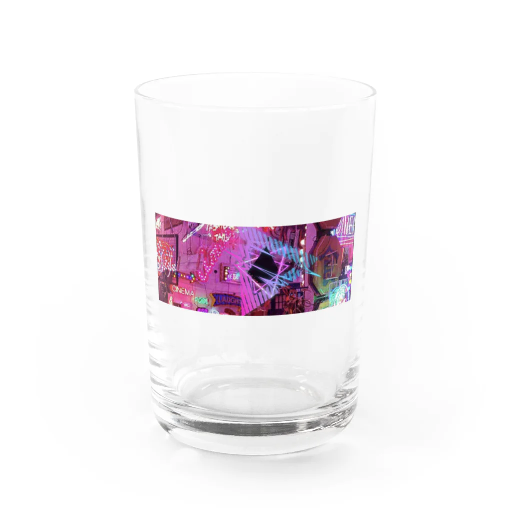 strangeのサイバーピンク Water Glass :front