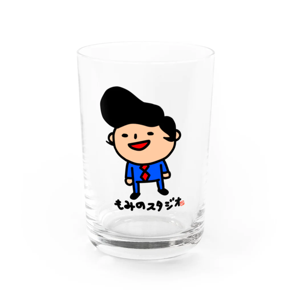 momino studio SHOPの棒立ちもみのさん Water Glass :front