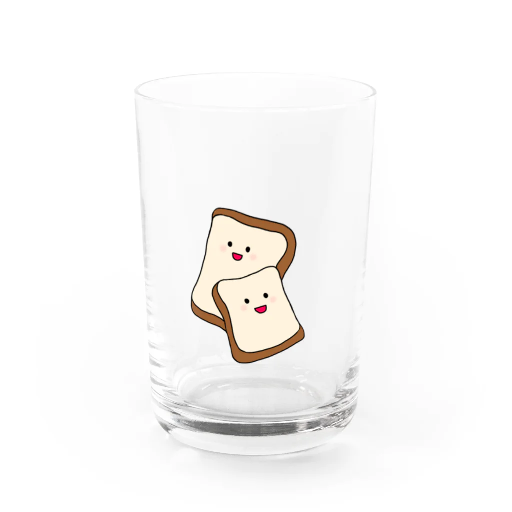 mocha_jasmine_shopの食ぱんファミリー Water Glass :front