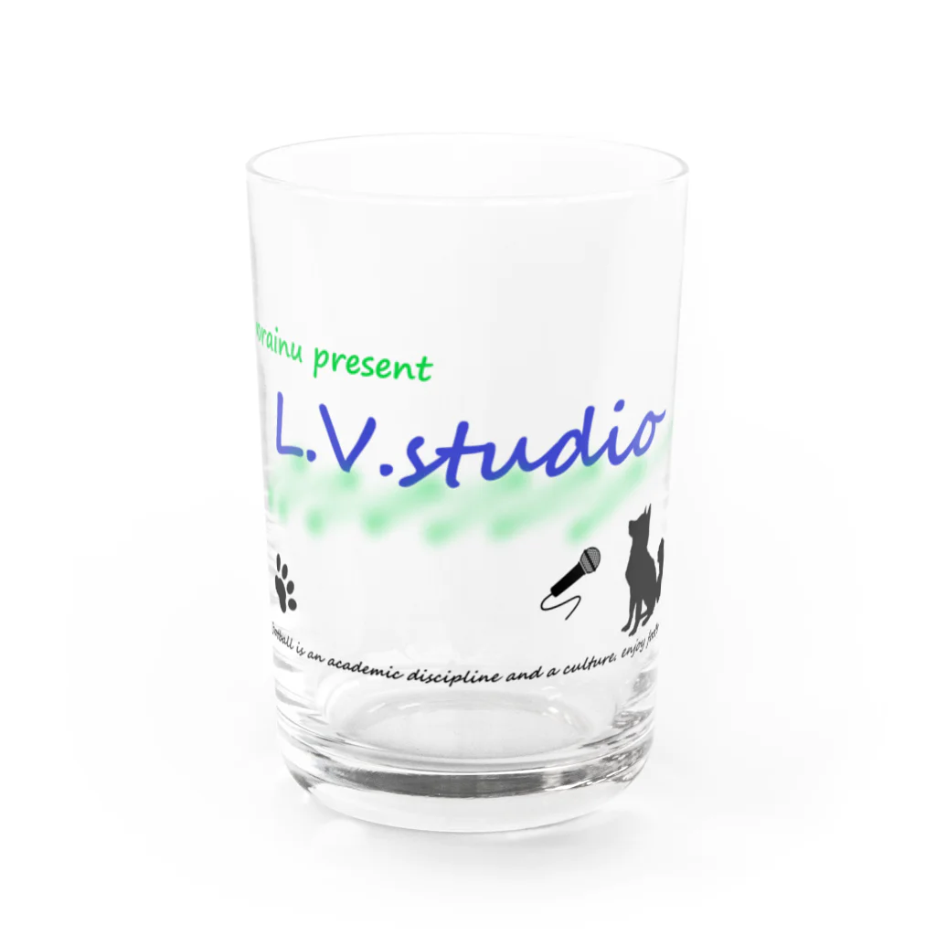 norainuのL.V.studioオリジナルグッズ Water Glass :front