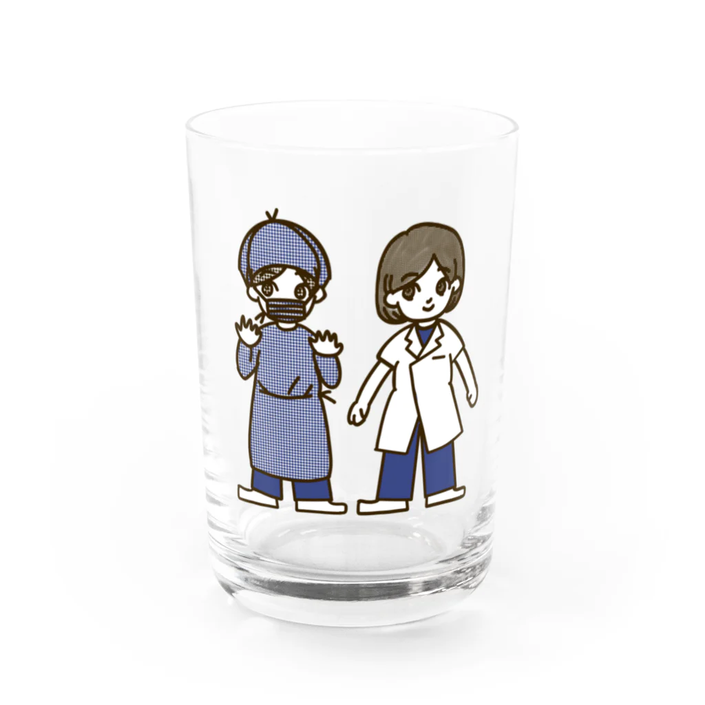 ジョイ@消化器外科医のジョイちゃん Water Glass :front