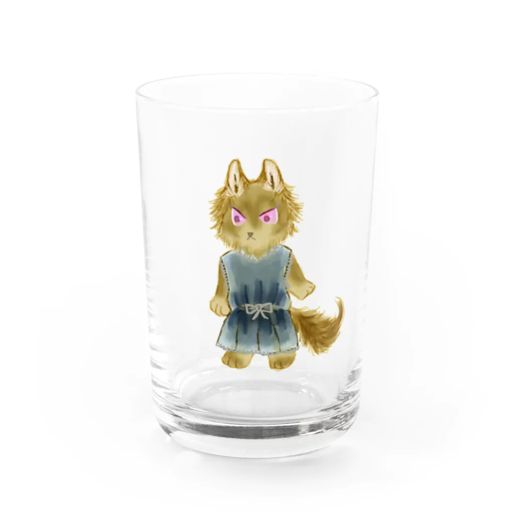 ノアオオカミのオオカミのウルフル Water Glass :front